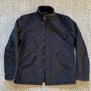 Barbour Powell Quilted Jacket - Navy - Large